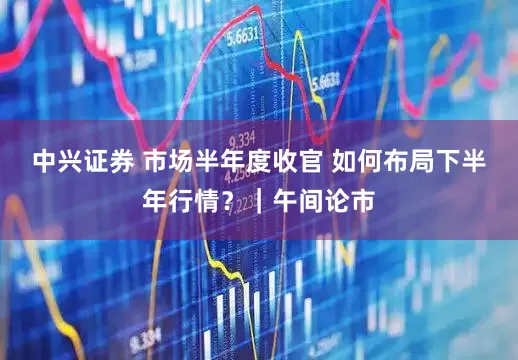 中兴证券 市场半年度收官 如何布局下半年行情？｜午间论市